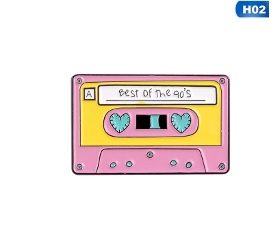 Best of the 90s Cassette Pin