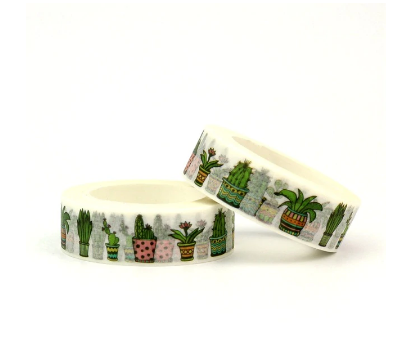 Cactus Succulent Washi Tape