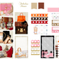 Luxe Designer Handbags and Shoes Matte Stickers Kit