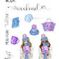3 Sheets Ice Ice Baby Winter Stickers