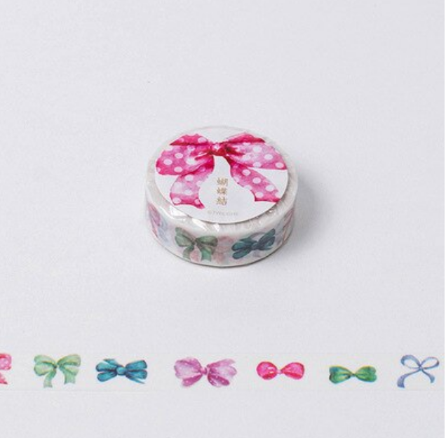 Watercolor Bow Washi Tape