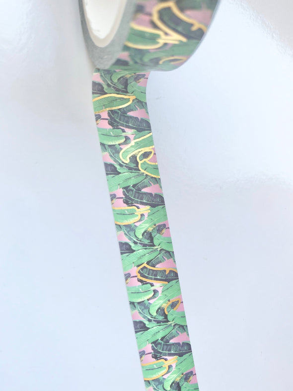 Tropical Chic Leaves Washi Tape