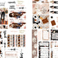 Fall Spice Stickers Kit - 4 Sheets