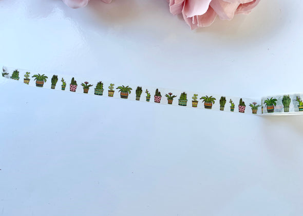 Cactus Succulent Washi Tape