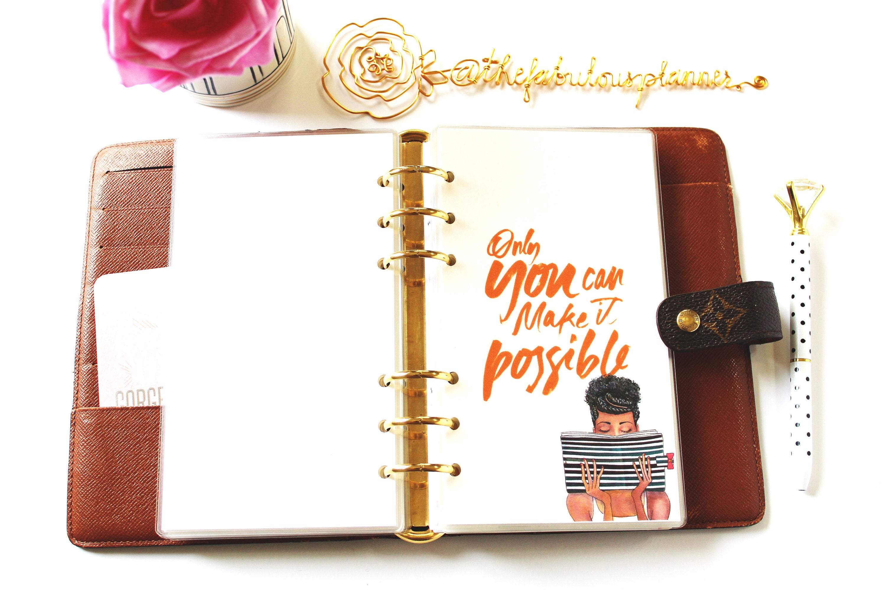 African American Planner Girl Dashboard – The Fabulous Planner