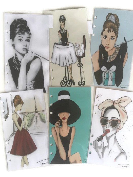 Audrey Hepburn Planner Dividers - Set of 6