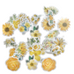 Daisy Sunflower Stickers Die Cut Set