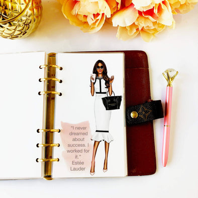 Black Boss Babe Planner Dashboard