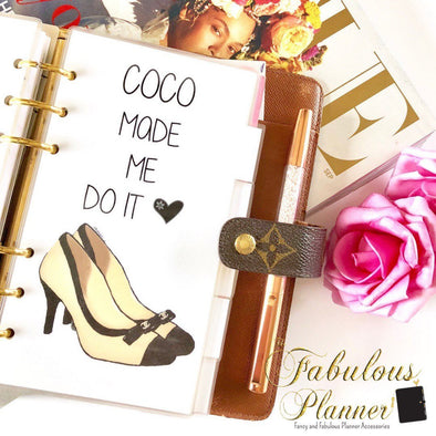 Coco Chanel Shoes Planner Dashboard
