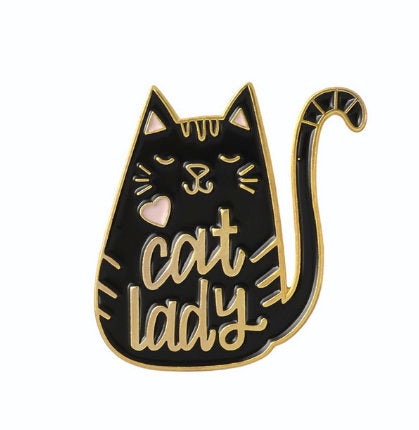 Dog Mom Cat Mom Enamel Pin
