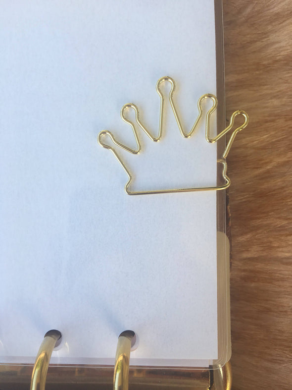 Fancy Gold Paper Clips