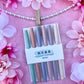 Pastel 6 Colors Dual Brush Highlighter Markers Set