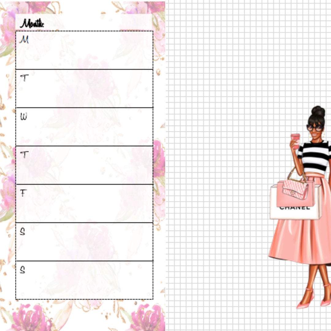 Fashionista Functional Weekly Planner Inserts – The Fabulous Planner