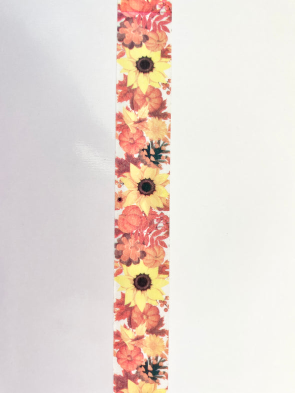Fall Sunflower Autumn Washi Tape