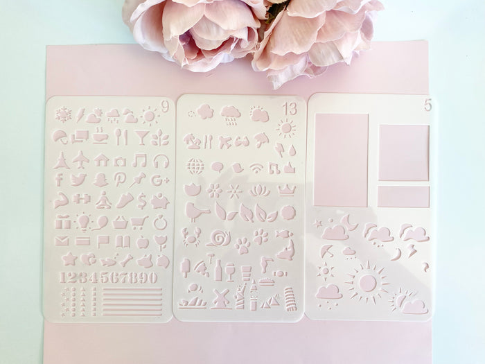 Functional Planner Stencils