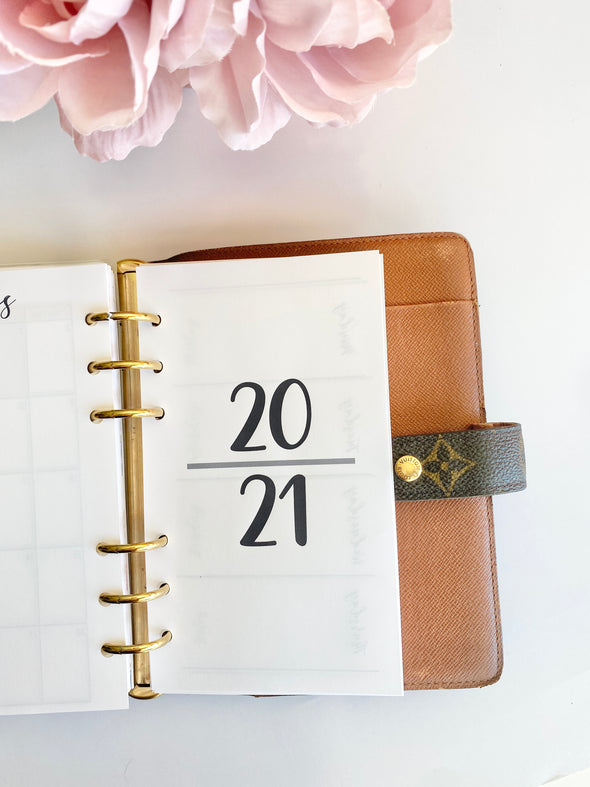 Minimalist Planner Weekly Inserts