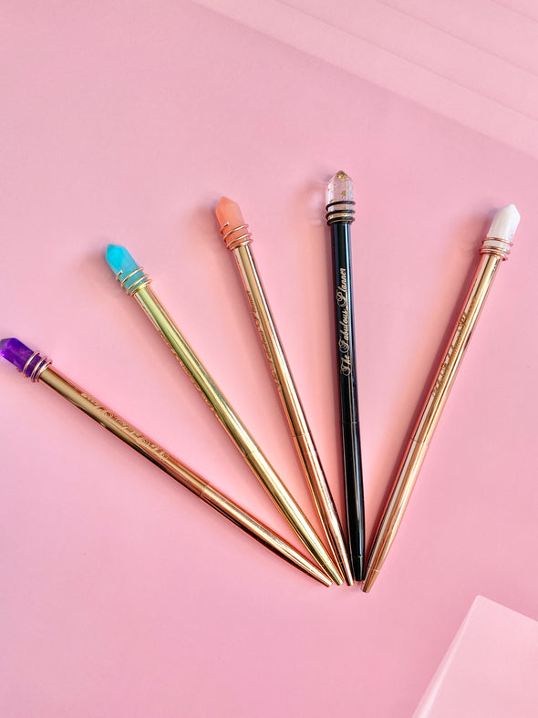 Crystal Mystic Rose Gold Pen