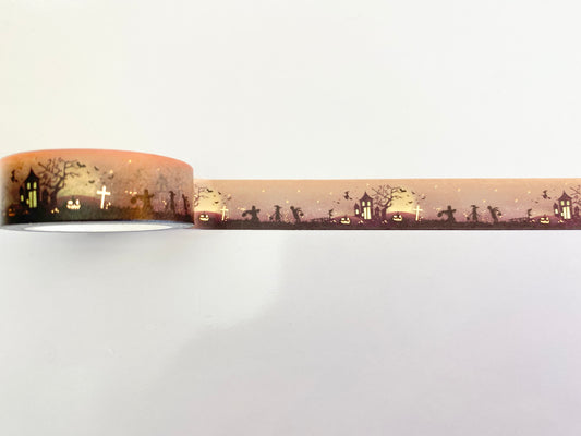 Halloween Gold Foil Washi Tape