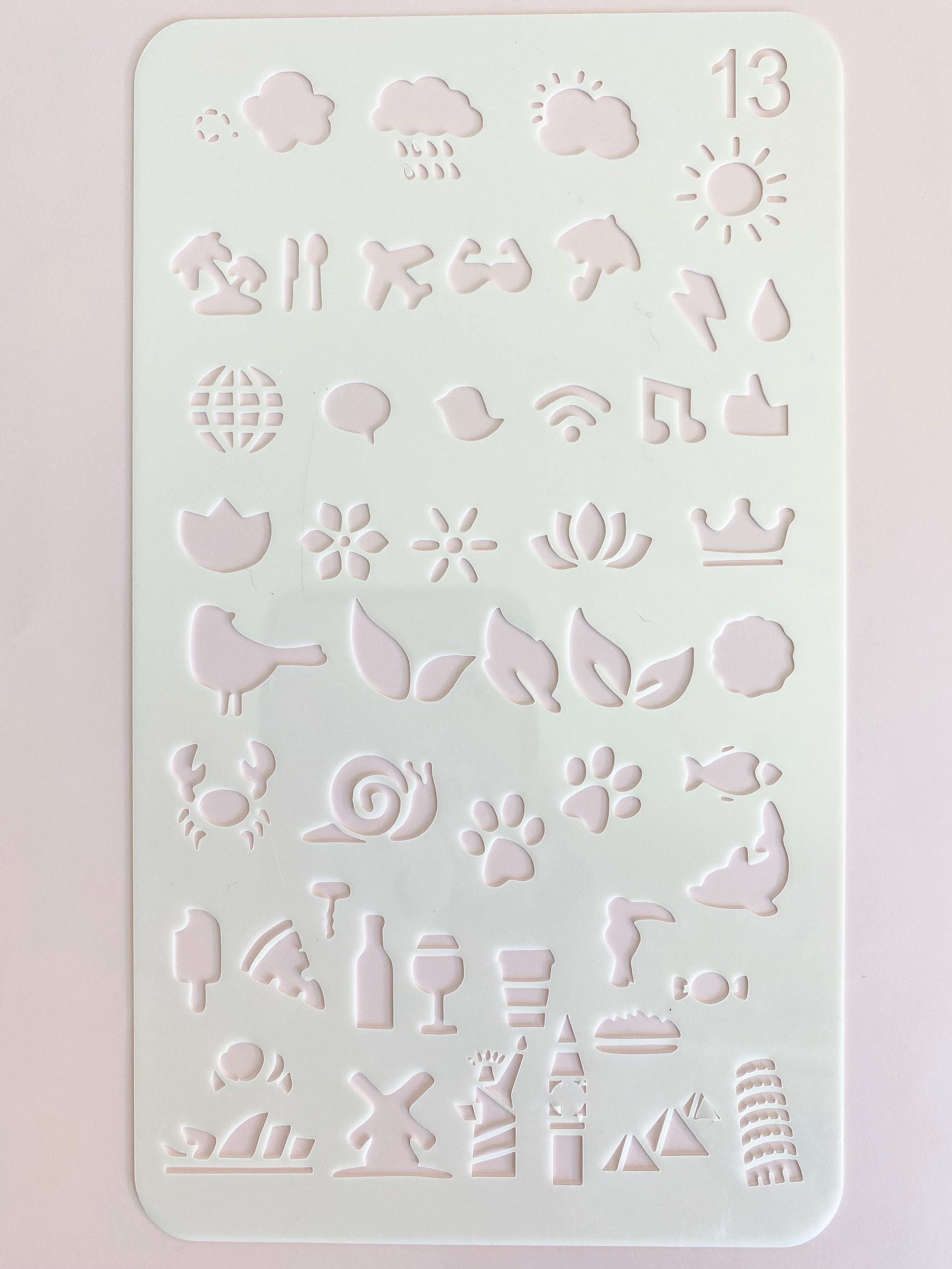 Metal Functional Planner Fun Stencils – The Fabulous Planner