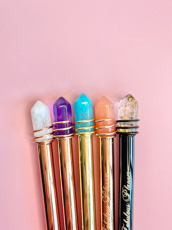 Crystal Mystic Rose Gold Pen