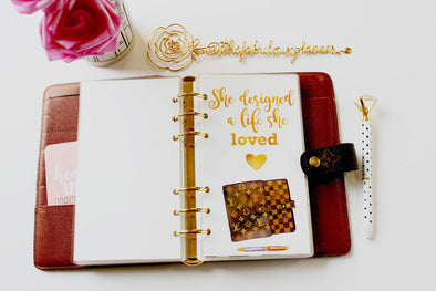 She designed a life she loved Planner Dashboard