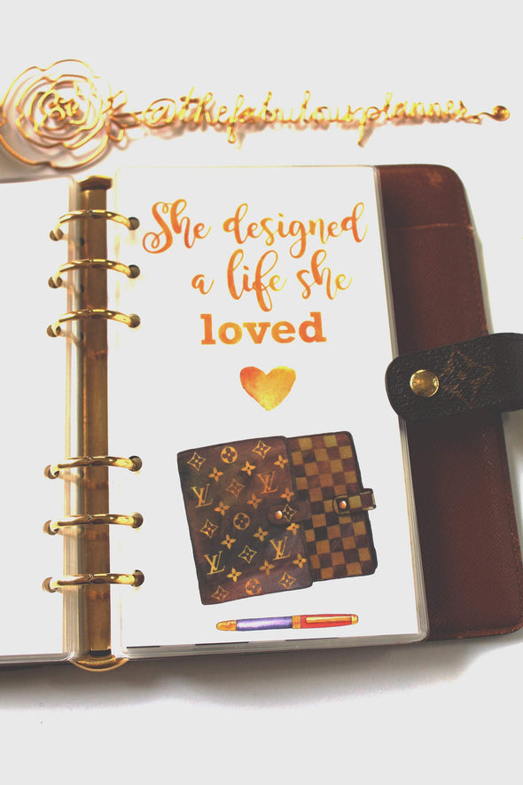She designed a life she loved Planner Dashboard