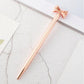 Rose Gold Bow Pen