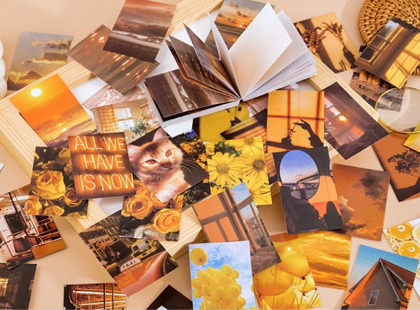 Yellow Vibes Mini Sticker Book 50 sheets