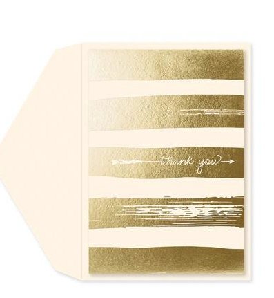 Gold Foil Thank You Card