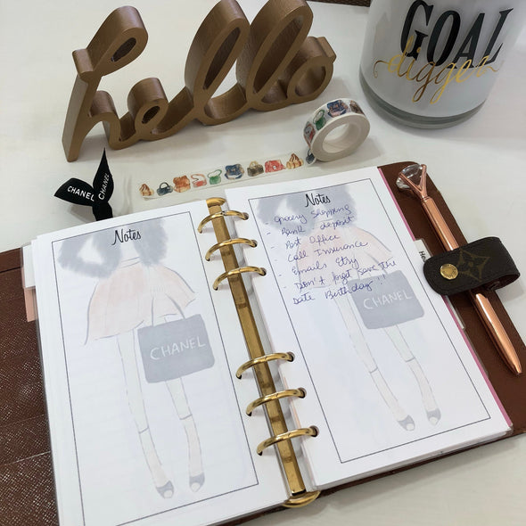 Fancy Girl Notes List