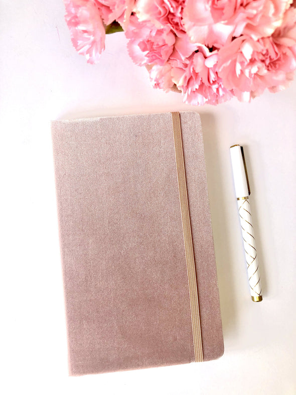 Velvet Hard Cover Journal