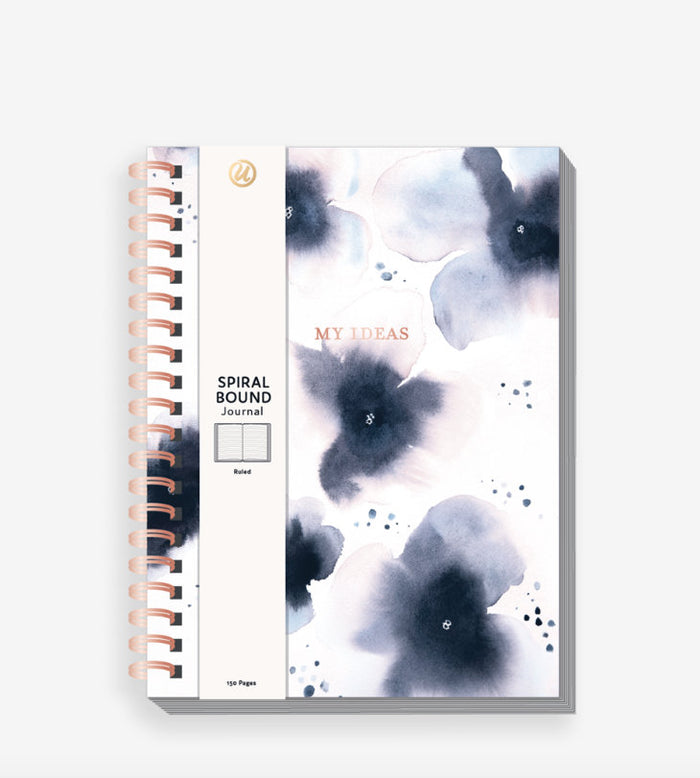 My Dreams Watercolor Gold Foil Journal